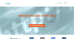 Desktop Screenshot of investland.com